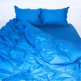 Постельное белье MirSon SatinStripe 30-0019Blue 160х220 Полуторный Евро (2200005254912)