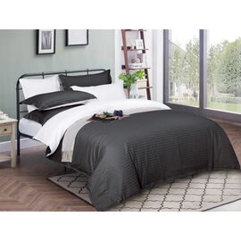 Постільна білизна MirSon SatinStripe 30-0012 + 30-0001Vevina 143х210 Сімейний (2200005258910)