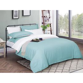 Постельное белье MirSon SatinStripe 30-0013+ 30-0001Gilberta 143х210 Семейный (2200005259115)