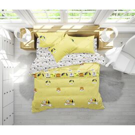 Постельное белье MirSon Бязь 17-0517 Cat-dog Евро (2200003646665)