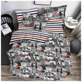 Постельное белье MirSon Бязь 17-0538-1 London Street 200х220 (2200004090757)
