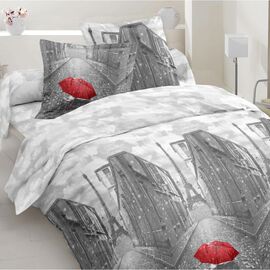 Постільна білизна MirSon Бязь Premium 17-0138 Pluie 175х210 (2200001644878)