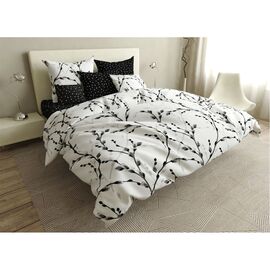 Постельное белье MirSon Бязь Premium 17-0413 Cats on the willow King Size (2200002948791)