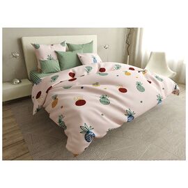 Постільна білизна MirSon Бязь Premium 17-0414 Pineapple Сімейний (2 x 160x220) (2200002948920)