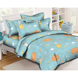 Постельное белье MirSon Бязь Premium 17-0426 Little astronaut Семейный (2 x 160x220) (2200002950053)