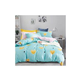 Постільна білизна MirSon Бязь Premium 17-0463 Love stories Сімейний 160x220 (2200003321142)