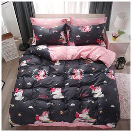 Постельное белье MirSon Бязь Premium 17-0490 Unicorn Семейный 160x220 (2200003465631)