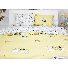Постельное белье MirSon Бязь Ranforce Elite 17-0517 Cat-dog 110х140 (2200004659633)