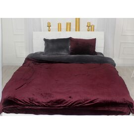 Постільна білизна MirSon Велюр Winter Frost 28-0005 + 28-0002 Azalea Velvet 175х210 (2200004006635)