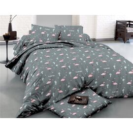 Постельное белье MirSon Сатин 22-1289 Flamingo King Size (2200003603354)