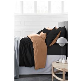 Постельное белье MirSon Сатин Premium Dark Coffee 0165+0055 175х210 (2200000688514)