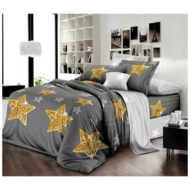 Постільна білизна MirSon Бязь Premium 17-0422 Golden Star King Size (2200002949668)