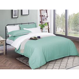 Постільна білизна MirSon Satin Stripe 30-0014+ 30-0001Garbine 160х220 Сімейний (2200005259924)