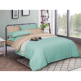 Постільна білизна MirSon SatinStripe 30-0014+ 30-0004Aivengo 143х210 Полуторний (2200005260265)