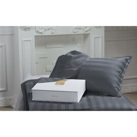 Постільна білизна MirSon Сатин Premium Жаккард Graphite 160х220 (2200001478947)