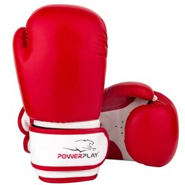 Боксерские перчатки PowerPlay 3004 JR 8oz Red/White (PP_3004JR_8oz_Red/White)