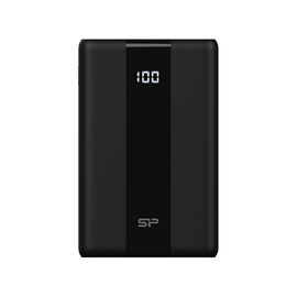Батарея универсальная Silicon Power QP55 10000mAh, PD, QC, Input(Lightning/Type-C), Output(Type-C/USB-A), Black (SP10KMAPBKQP550K)