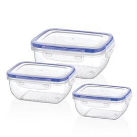 Пищевой контейнер Bager Cook&Lock 3 шт 0.8, 1.4, 2.3 л (BG-505)
