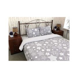 Постельное белье Руно Бязь Grey star евро (845.114Б_Grey star)