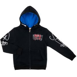 Кофта Breeze на флисе на молнии (18007-134B-blue)