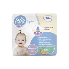 Подгузник Lolly Premium Soft Maxi 4 (9-15 кг), 30 шт (4820174980993)