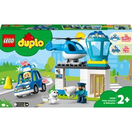 Конструктор LEGO DUPLO Town Полицейский участок и вертолет 40 деталей (10959)