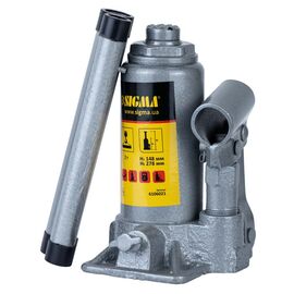 Домкрат Sigma гидравлический бутылочный 2т H 148-278мм (6106021)