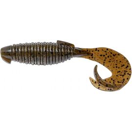 Силикон рыболовный Keitech Flapper Grub 4" (7 шт/упак) ц:101 green pumpkin pp. (1551.09.46)