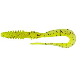 Силикон рыболовный Keitech Mad Wag Slim 4.5" (9 шт/упак) ц:pal#01 chartreuseredflake (1551.09.74)
