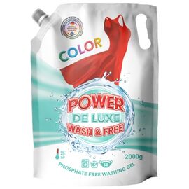 Гель для стирки Power De Luxe для цветных вещей 2 кг (4260637720832)