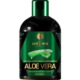 Шампунь Dalas Aloe Vera с гиалуроновой кислотой, натуральным соком алоэ и маслом чайного дерева 1000 г (4260637729200)