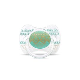 Пустышка Suavinex Couture 0-4 мес зеленая (304209)