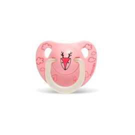 Пустышка Suavinex Олененок 0-6 месяцев, ночная, голубая (304510)