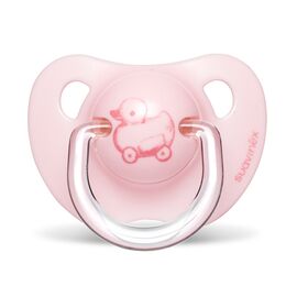 Пустышка Suavinex Истории детей 6-18 мес 2 шт. розовый утенок (304393/1)