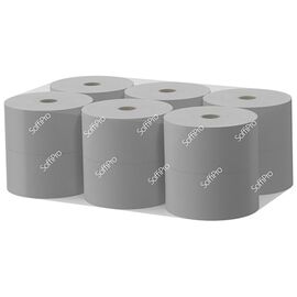 Туалетная бумага SoffiPRO Basic макулатурная 180 м 1 слой 12 рулонов (4820003834565)