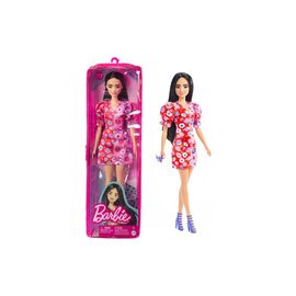 Кукла Barbie "Модница" в розовом цветочном платье (HBV11)