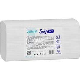 Бумажные полотенца SoffiPRO Optimal V-сложение 23х21 см 2 слоя 200 листов (4820003834466)