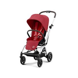 Коляска Cybex Eezy S Twist+ 2 SLV Hibiscus Red з бампером (522001127)