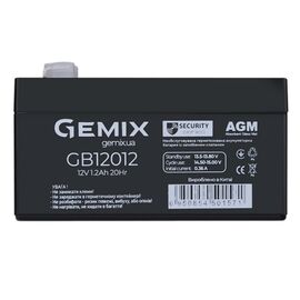 Батарея к ИБП Gemix GB 12В 1.2 Ач (GB12012)