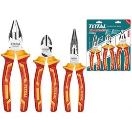 Набор инструментов Total инструмента электрика 1000V 3ед. THT2K0302 (THT2K0302)