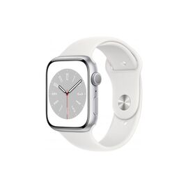 Смарт-годинник Apple Watch Series 8 GPS 45mm Silver Aluminium Case with White Sport Band - Regular (MP6N3UL/A)