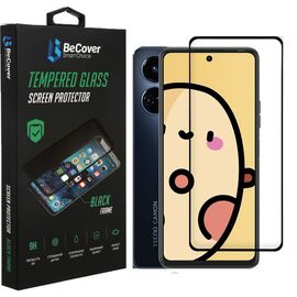 Стекло защитное BeCover Tecno Camon 19 Neo (CH6i) Black (708168)