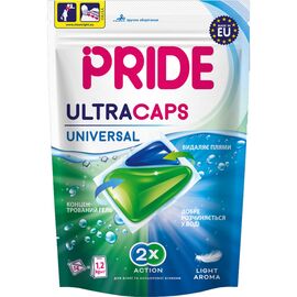 Капсулы для стирки Pride Afina Ultra Caps Universal 2 в 1 14 шт. (5900498029260)