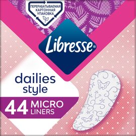Ежедневные прокладки Libresse Daily Fresh Micro Refill 44 шт. (7322540510591)