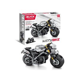 Конструктор iBlock Мега Bike Мотоцикл boxer twin с двумя передними фарами (PL-920-185)