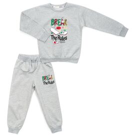 Спортивний костюм Breeze флісовий (18016-122B-gray)