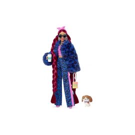 Кукла Barbie "Экстра" в синем леопардовом костюме (HHN09)