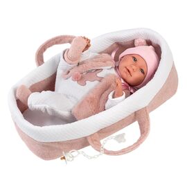 Кукла Llorens Mimi Lloron Capazo Rosa, 40 см (74012)