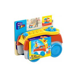 Конструктор Mega Bloks Тележка-каталка Конструктор на колесах (HHN00)