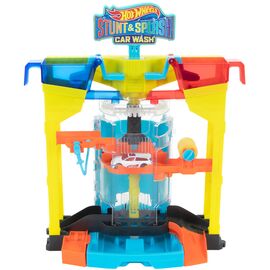 Автотрек Hot Wheels Автомойка: взрыв цветов серии "Измени цвет" (GRW37)